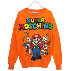 MOSCHINO モスキーノ スーパー モスキーノ マリオデザインニットセーター  オレンジ Sのサムネイル