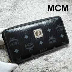 MCM エムシーエム 長財布 ラウンドファスナー レザー ブラックのサムネイル