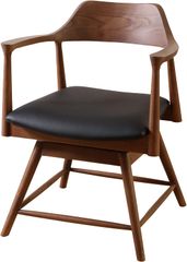 新品同様】関家具 ノキア ダイニングチェア ウォールナット 2脚／4脚