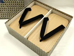 平和屋着物▼男性　和装小物　桐下駄　会津桐　逸品　未使用　AABJ0989ay