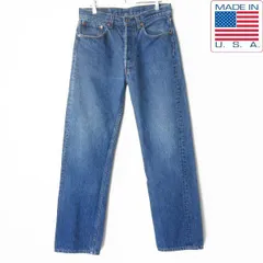 1989年製 USA製 リーバイス 501 美アタリ ハチマル ジーンズ W33 L34(実寸W31.5 L30) アメリカ製 80s ジーパン ビンテージ D154-21-0044ZTのサムネイル