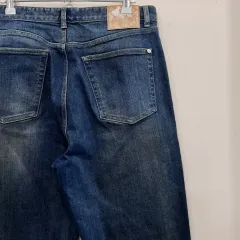 モッド9 ワイドフィット サンドウォッシュ インディゴ デニムパンツのサムネイル
