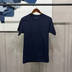 Champion レディース カジュアル ストリート 袖ロゴ ネイビー 半袖 Tシャツ