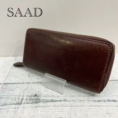 SAAD バイカーズウォレット ロングウォレット コンチョ 編み込み