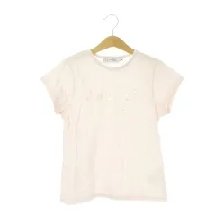 クリスチャンディオール Christian Dior Tシャツ 子ども服（女の子用） 12A ピンク 半袖 ラウンドネック ラメ装飾 /CK19 ■ECA004のサムネイル