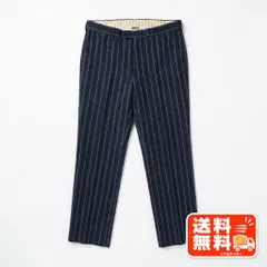 MFS Tailored by SOGO ストライプ スラックス ネイビー nano universe風のサムネイル