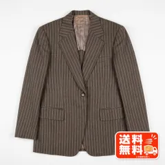 Men's Tailor テーラードジャケット ストライプ ブラウン 古着 BROOKS BROTHERS風のサムネイル