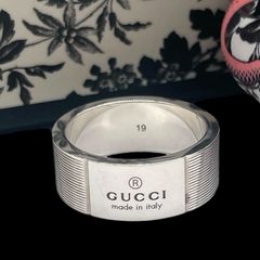 GUCCI グッチ リング 指輪 シルバー サイズ17号 箱保存袋付き - メルカリ