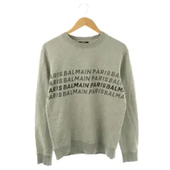 バルマン BALMAIN ロゴプルオーバースウェットトップス トレーナー 長袖 コットン S グレー /NR ■OS ■SHのサムネイル