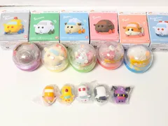 PUI PUI モルカー ソフビフィギュア、カプセルトイなど 計16点セット ならぶんです。2  5種 / フロッキーソフビフィギュア VOL.2 5種 / コロコロフレンズ 6種 未開封含む