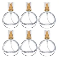 新品 siawadeky 香水アトマイザー 30ml 6本セット 香水スプレーボトル 詰め替え ガラスボトル ミニ コンパクト 噴霧器 液漏れ防止 持ち運び便利 化粧水 精油 小分け容器 通勤 旅行 出張用のサムネイル