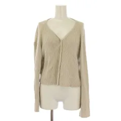 アパルトモン ドゥーズィエムクラス L'Appartement DEUXIEME CLASSE 24SS ブークレ 2WAY リブショートカーディガン 長袖 F ベージュ 24080560214110 /BMのサムネイル
