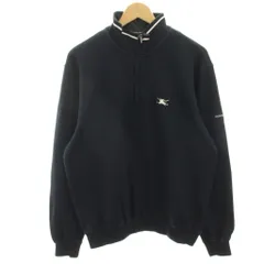 バーバリーゴルフ BURBERRY GOLF ニット カットソー 長袖 ハーフジップ L 紺 ネイビー BFV45-310-29 /HNのサムネイル