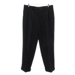 ミラショーン mila schon スポーツ パンツ スラックス 92 紺 ネイビー カシミヤ混 フルレングス タック /NU ■ECF003のサムネイル