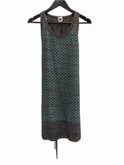 ミッソーニ MISSONI ワンピース ひざ丈 ノースリーブ 38 レディース