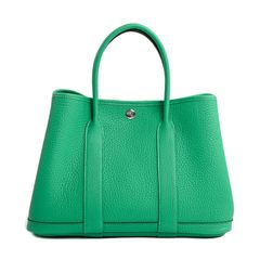 1回使用のみ HERMÈS ガーデンパーティ30 ミントB刻印 安心鑑定対応