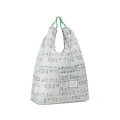 特価商品 [エース トーキョー] エコバッグ HAyU×ace. 折り畳み ショルダーストラップ付 マルシェバッグ 17871 ネコと旅バッグのサムネイル