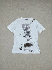 NOZOMI ISHIGUROオートクチュール ラメ文字プリントTシャツ 希少 