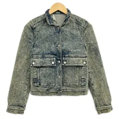 stellamccartney(ステラマッカートニー) Gジャン サイズ34 M レディース美品  - ネイビー 長袖/一部合皮/ダメージ加工/春/秋のサムネイル