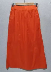 32サイズ) COS コス オレンジ バンディング コットン100% スカートのサムネイル