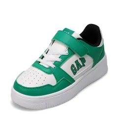 厚底コートタイプスニーカー（ホワイト×グリーン） キッズ GAP ギャップ  GPK52504Cのサムネイル