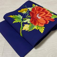 ユ83名古屋帯 塩瀬　唐花　着物帯　仕立て上り ユ83名古屋帯 塩瀬 唐花 着物帯 仕立て上り - メルカリ