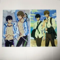 【まとめ売り】 Free! 劇場版 絆 七瀬遙 橘真琴 クリアファイル 2点セット