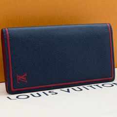 極美品】ルイヴィトン タイガ ポルトフォイユ ブラザ ブルーマリーヌ