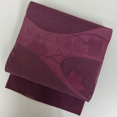 ✨ 【洒落帯】八寸帯 袋名古屋帯 織り グレー 黒 紬 伝統柄 絣 帯 572 ✨ 【洒落帯】八寸帯 袋名古屋帯 織り グレー 黒 紬 伝統柄 絣 帯 572