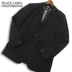 BLACK LABEL CRESTBRIDGE ブラックレーベル クレストブリッジ 通年★ 背抜き テーラード ジャケット Sz.M メンズ 黒のサムネイル