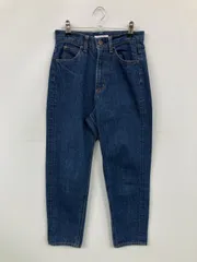 THE SHOP TK ザショップティーケー デニムパンツ S ブルー クロップド・半端丈 フルレングス 無地 ワイド・ルーズ スタンダード テーパード ハイウエスト レギュラー リジッド・ワンウォッシュ レディースのサムネイル