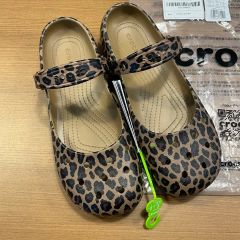 新品】クロックス Crocs クラシック アニマル バレエ ヒョウ柄 23cm