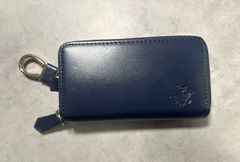 ミネトンカ モカシン 23cm US6 ネイビー 紺 スエード フリンジ