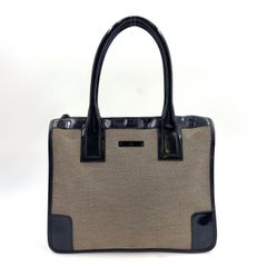 GUCCI Patent Leather Canvas Tote 3285 - メルカリ