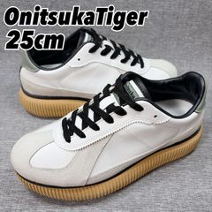 オニツカタイガー 美品 デレンティ 1183B874 レザー スエード 25cm