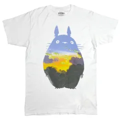 【M】海外限定 日本未発売 となりのトトロ シルエット Tシャツ ジブリ 宮崎駿