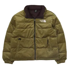 ノースフェイス THE NORTH FACE ダウン ジャケット アウター ヌプシ リバーシブル メンズ 防寒 NF0A831I、S.モス/C.BRNのサムネイル