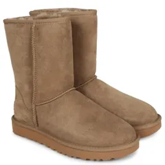 UGG アグ ムートン ブーツ クラシック ショート 2 WOMENS CLASSIC SHORT II 1016223 レディース、CHOCOLATE