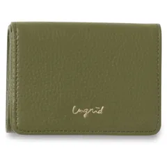 アングリッド Ungrid 財布 ミニ財布 三つ折り レディース TRI-FOLD MINI WALLET UNG-50840、カーキ(37)のサムネイル