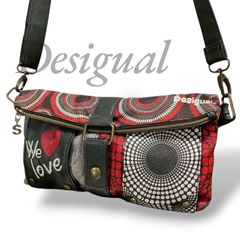 デシグアル　ショルダーバック MY0757】Desigual デシグアル 2way ショルダーバッグ クラッチバッグ