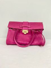 極美品 現行✨カフネ スタンスウォレット 2way パイソン レザー ピンク 
