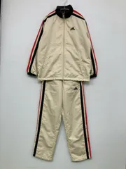 adidas アディダス セットアップ 150 ベージュ メンズ レディース