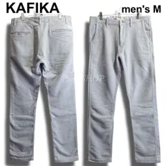 KAFIKA　カフィカ　ワンマイルトラウザーパンツ　KFK007　Sz.03（約84cm　W33相当）　ストレッチ　スウェットデニム　スリムテーパード　グレー　日本製　メンズのサムネイル
