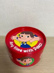 超レア】【未使用】昭和レトロポップ 不二家 ペコちゃん ポコちゃん 缶