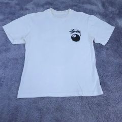 STUSSY 8ボール バックプリント Tシャツ ホワイト L - メルカリ