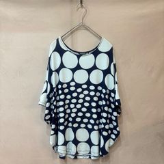 芽風 m_mefu センソユニコ ドット柄プルオーバー - メルカリ
