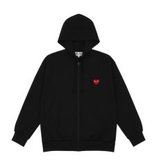 PLAY COMME des GARCONS ジップパーカー ブラック M - メルカリ