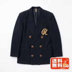 ダブルブレスト テーラードジャケット ネイビー エンブレムワッペン CIRCOLO 1901風のサムネイル