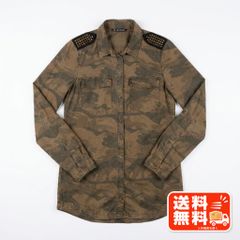 stradivarius 위장 셔츠 어깨 스터드 장식 M 사이즈 카키 Hysteric Glamour 바람