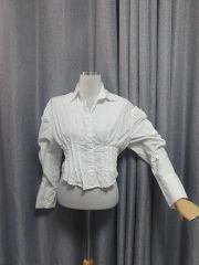 アーバンリサーチ 長袖 ブラウス ピンタック 無地 パール シャツ | Mercari